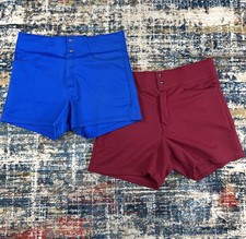 Vtg x2 Delong 70s 80s Gym Teacher Coach Shorts USA Made Sz Large 32-34 USA Made