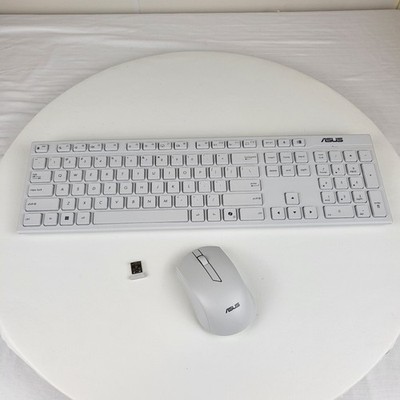 ASUS AIO/KBM/RF24/GRAY Wireless Keyboard Mouse Combo Gray New
