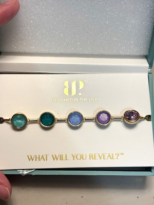 BP Summer Jewel Candy  Open Skies  Santorini Bloom Gold Plating Bracelet