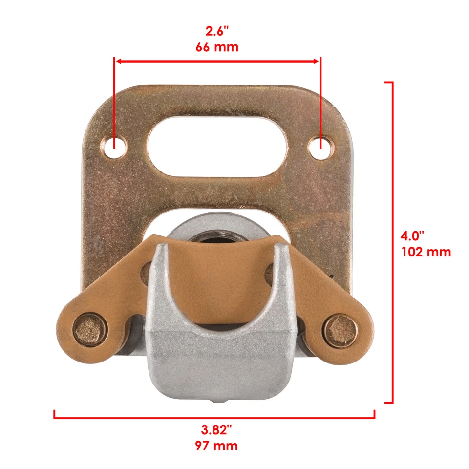 Front Left And Right Brake Caliper W/Pads For Polaris Ranger 500 6X6 1999 — 第 3/4 张图片