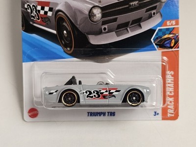 2025 Hot Wheels 249/250 Track Champs 5/5 Triumph TR6 Treasure Hunt
