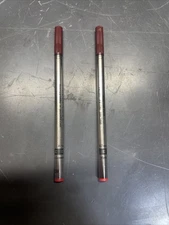 Levenger 2 Ballpoint Refills Medium Red PR1591  RD M Made / SRC 5888