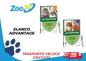 ADVANTAGE spot on 4 pipette per gatti super prezzo + spedizione gratuita!!