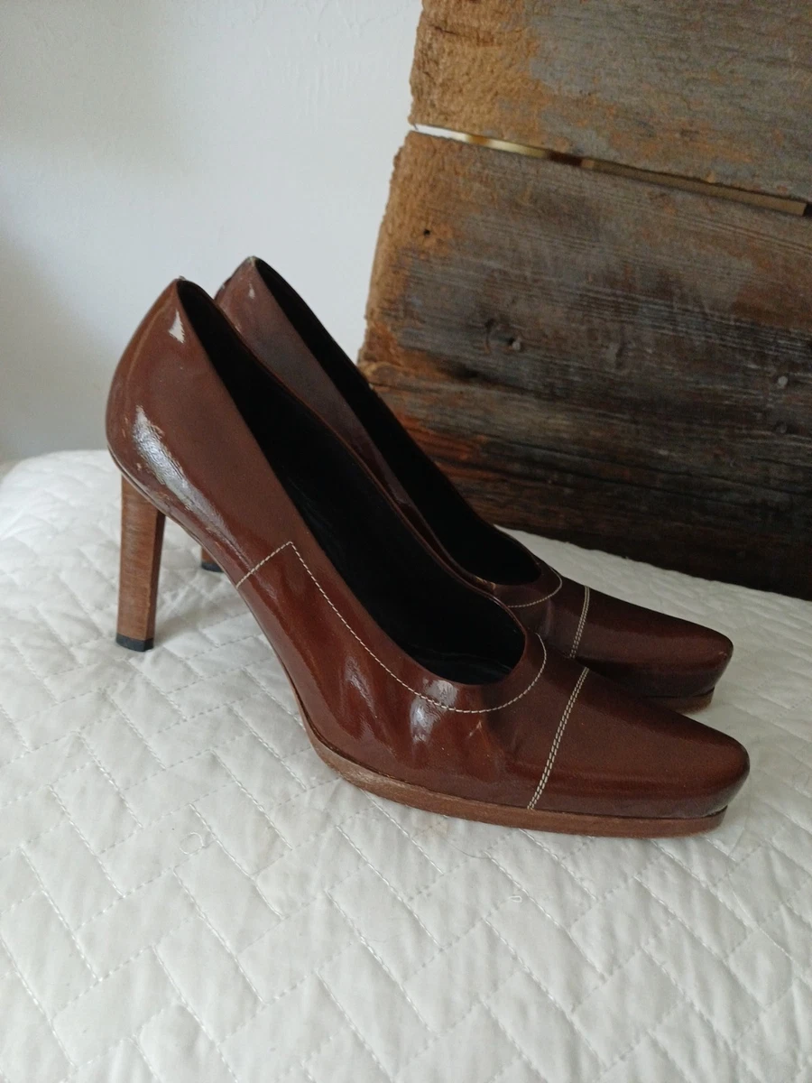 PRADA Patent Leather Heels Square Toe for Women for sale | eBay