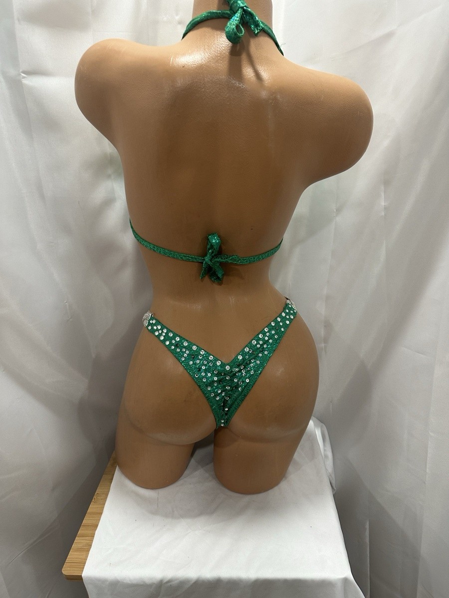Competition Wellness Bikini  suit 34B   CUP   Small Bottom NEW SUIT HANDMADE View 4