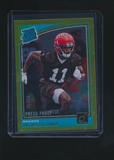 ANTONIO CALLAWAY 2018 PANINI DONRUSS GOLD PRESS PROOF RC PARALLEL 45/50 #341