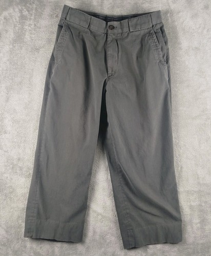 Ermenegildo Zegna, Vintage Ermenegildo Zegna Pants Mens 32x24.5 Gray Chino Cotton Made in Italy
