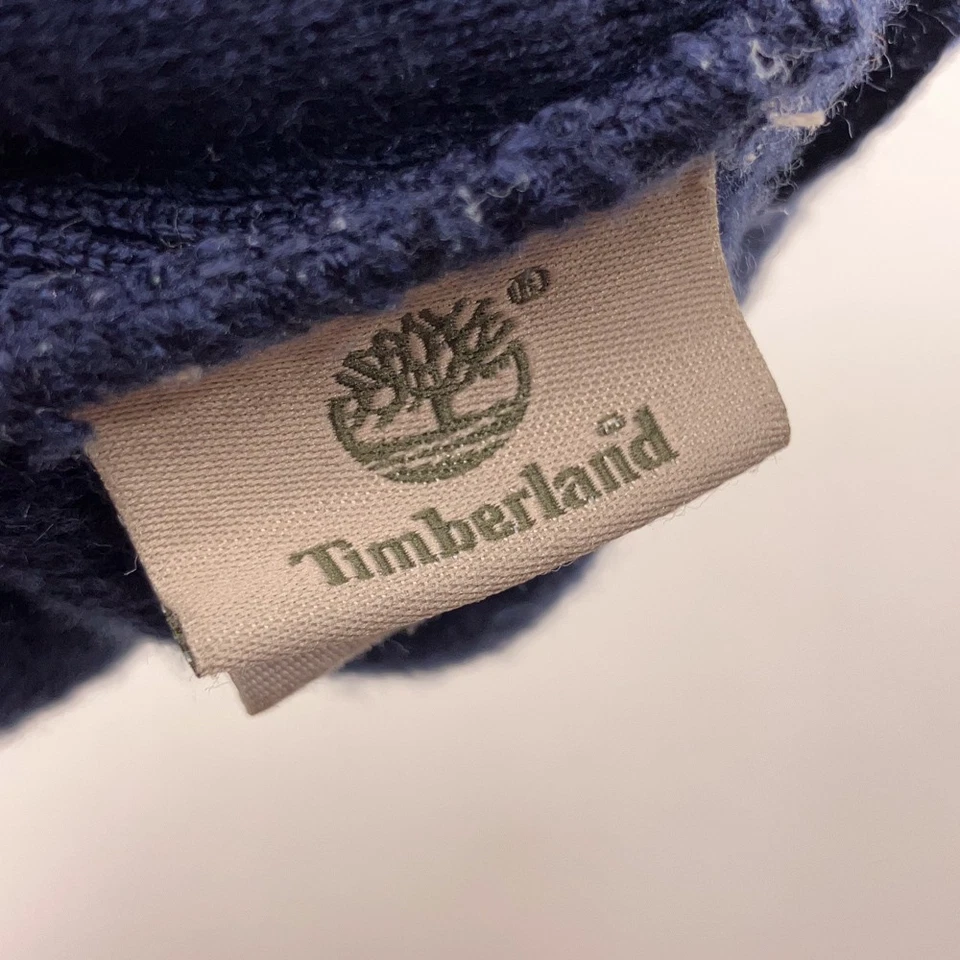 Gorro de invierno Timberland azul con bordado azul Foto 4 de 4