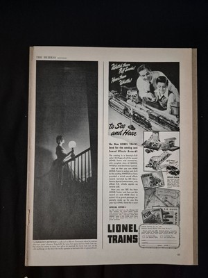 1947 vintage original ad Lionel Trains Watch Them Puff Smoke & Whistle (JA800