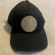 The Classics Yupoong Cap Men One Size Black Fishing Hat Snapback Adjustable Logo