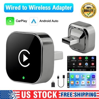 2025 USB Wireless CarPlay Adapter For iPhone Apple Wireless Dongle Plug ＆ Play