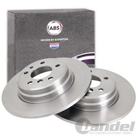 2X A.B.S. Bremsscheiben 324Mm Hinten Passend FüR BMW 7 8