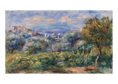 Impressionistisches Landschaftswandbild von Renoir Landschaftsposter
