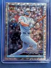 2026 Topps Series 1 Jac Caglianone Silver Crackle Foil 1991 Topps Card