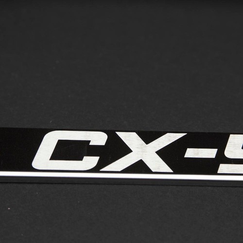 CX-5 Laser Engraved Polish Stainless Steel License Plate Frame Chrome Screw Cap - Picture 12 of 12