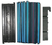 6pc 1983 Aurora AFX Speed-Lok 9" LAZER STRAIGHT Slot Car TRACK Unused BULK 2558