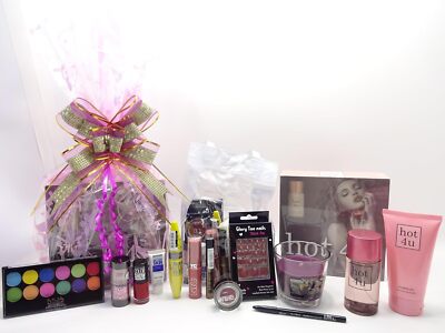 Parfum & Make Up Set für Damen, Hot 4u EDP & Make Up Konvolut Geschenkkorb