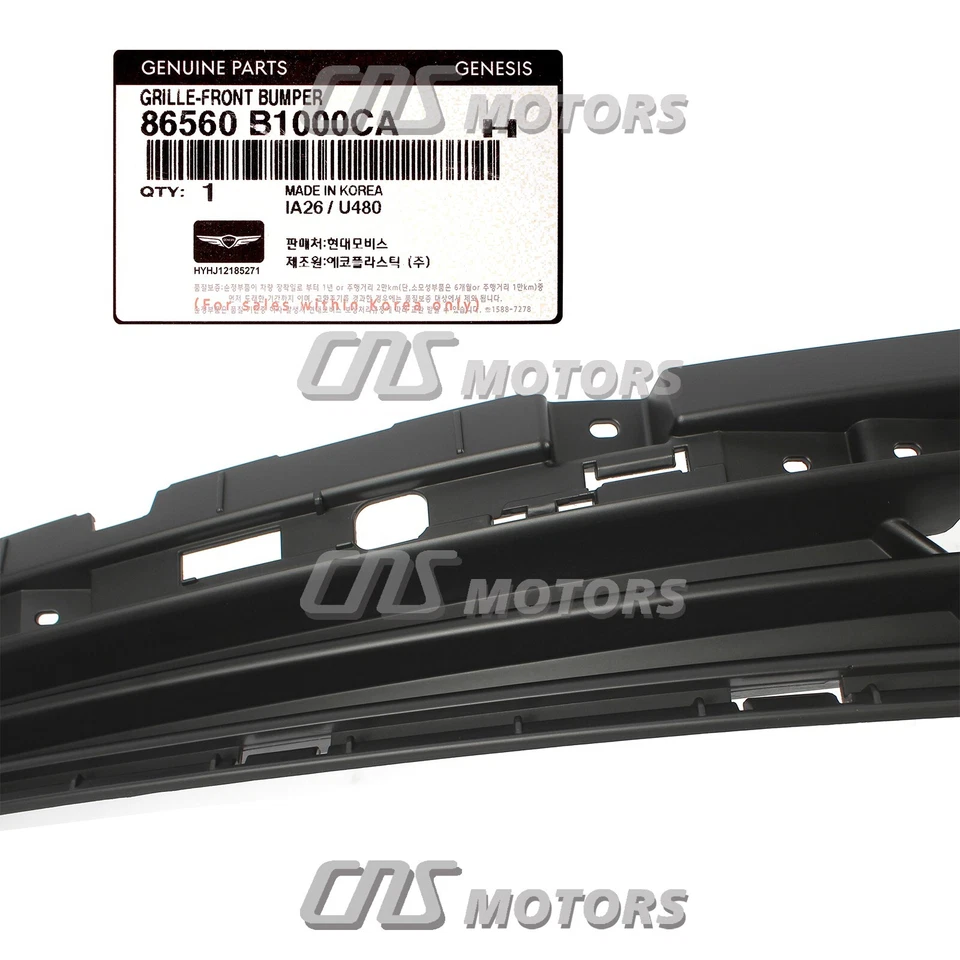 Front Bumper Lower Grille ⭐GENUINE⭐ for 2015-2017 Genesis G80 3.8L 86560B1000CA Foto 3 de 4