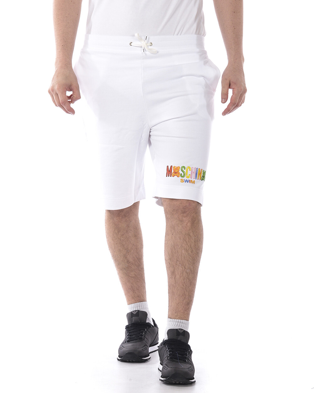 Moschino Swim Short Cotton Man Белый A4201 2318 1 Размер M - ВЫГОДНОЕ ПРЕДЛОЖЕНИЕ