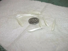 70-1 1/8"-GLOW-micro crappie-panfish-soft minnows-grubs-jigs-split-tails-flukes