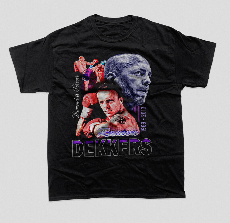 Diamond Ramon Dekkers Dutch Kickboxer Muay Thai Retro Style T