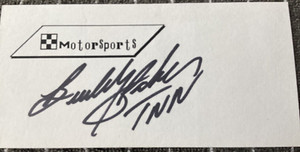 BUDDY BAKER Personally Autographed Signed NASCAR Card RACING FreeShip