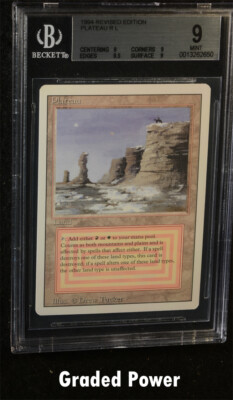 BGS Revised Plateau 9 (2650) Magic Beckett Graded MTG | eBay