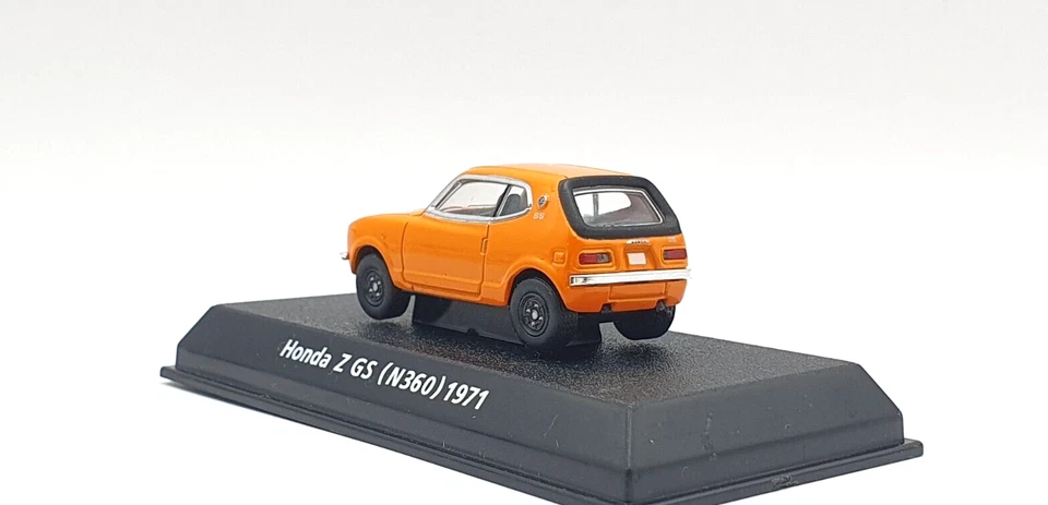 1/64 Konami 1971 年本田 Z GS N360 橙色压铸汽车模型 — 第 3/4 张图片