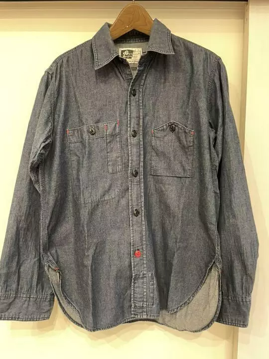 Engineered Garments Denim Shirt Blue Size XS Used From Japan