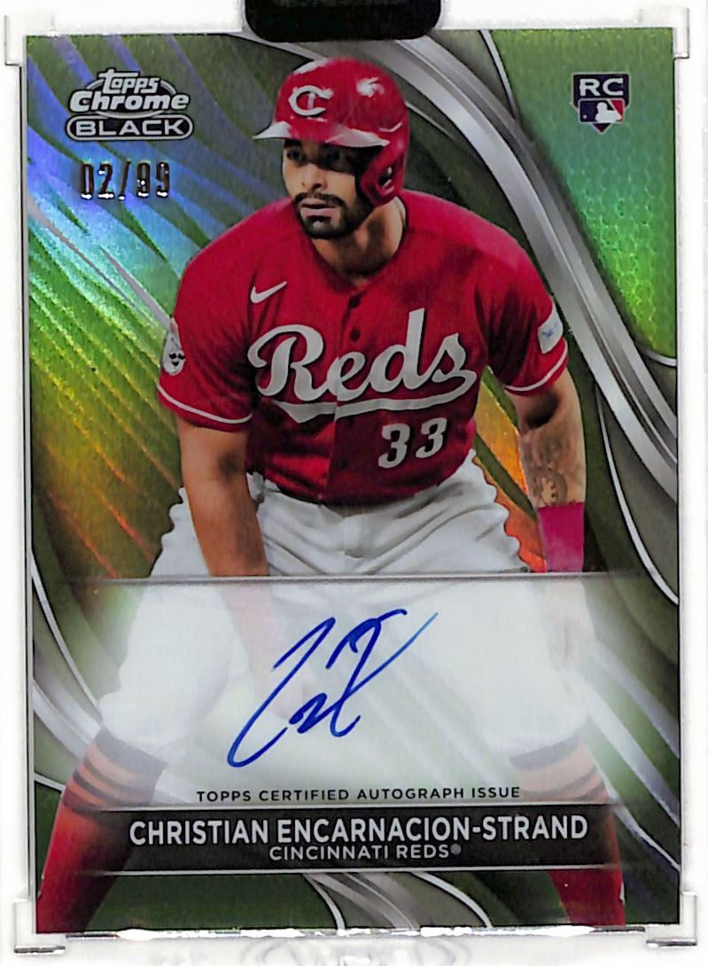 Christian Encarnacion-Strand 02/99 2024 Topps Chrome Black Autographs Green