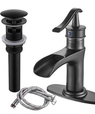 Waterfall Bathroom Faucet Oil Rubbed Bronze Single Handle