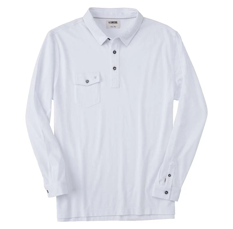 Talla L Blanco 100% Algodón Camisas y otros de golf para hombres