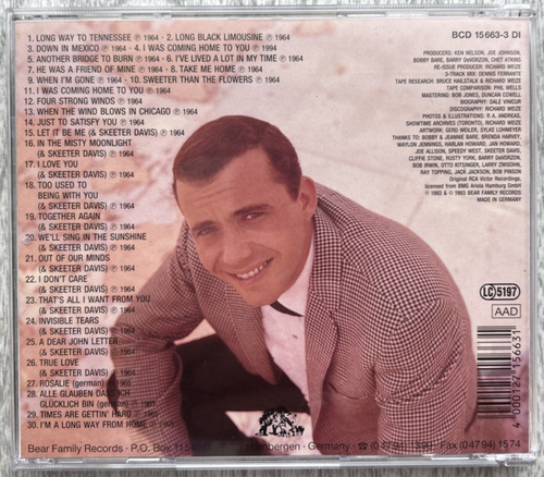 BOBBY BARE "All-American Boy" 4xCD Bear Family Records Germany Import - Picture 11 of 24