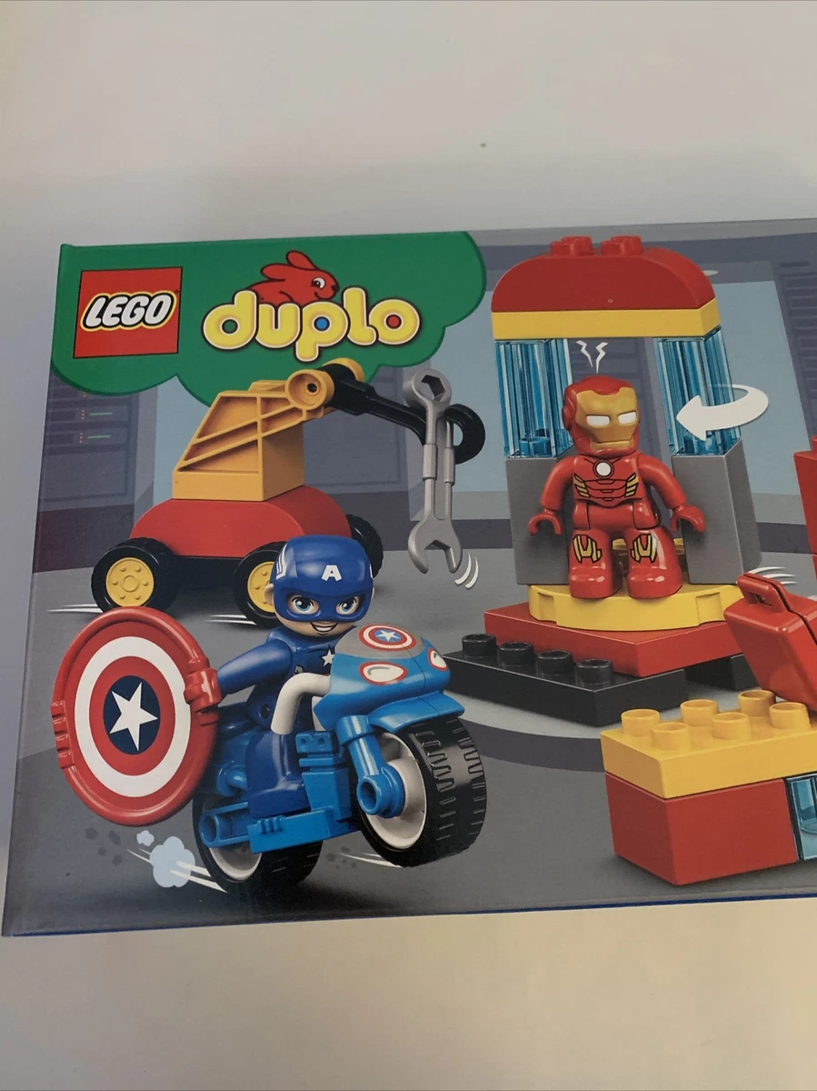 LEGO DUPLO Super Heroes Lab Marvel Avengers Iron Man Spiderman Cap