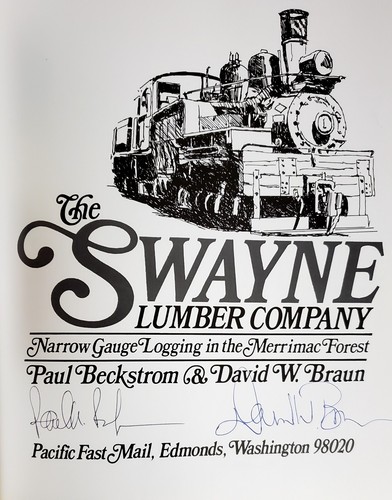 The Swayne Lumber Company Beckstrom & Braun calibre estrecho firmado 1a edición - Imagen 2 de 3