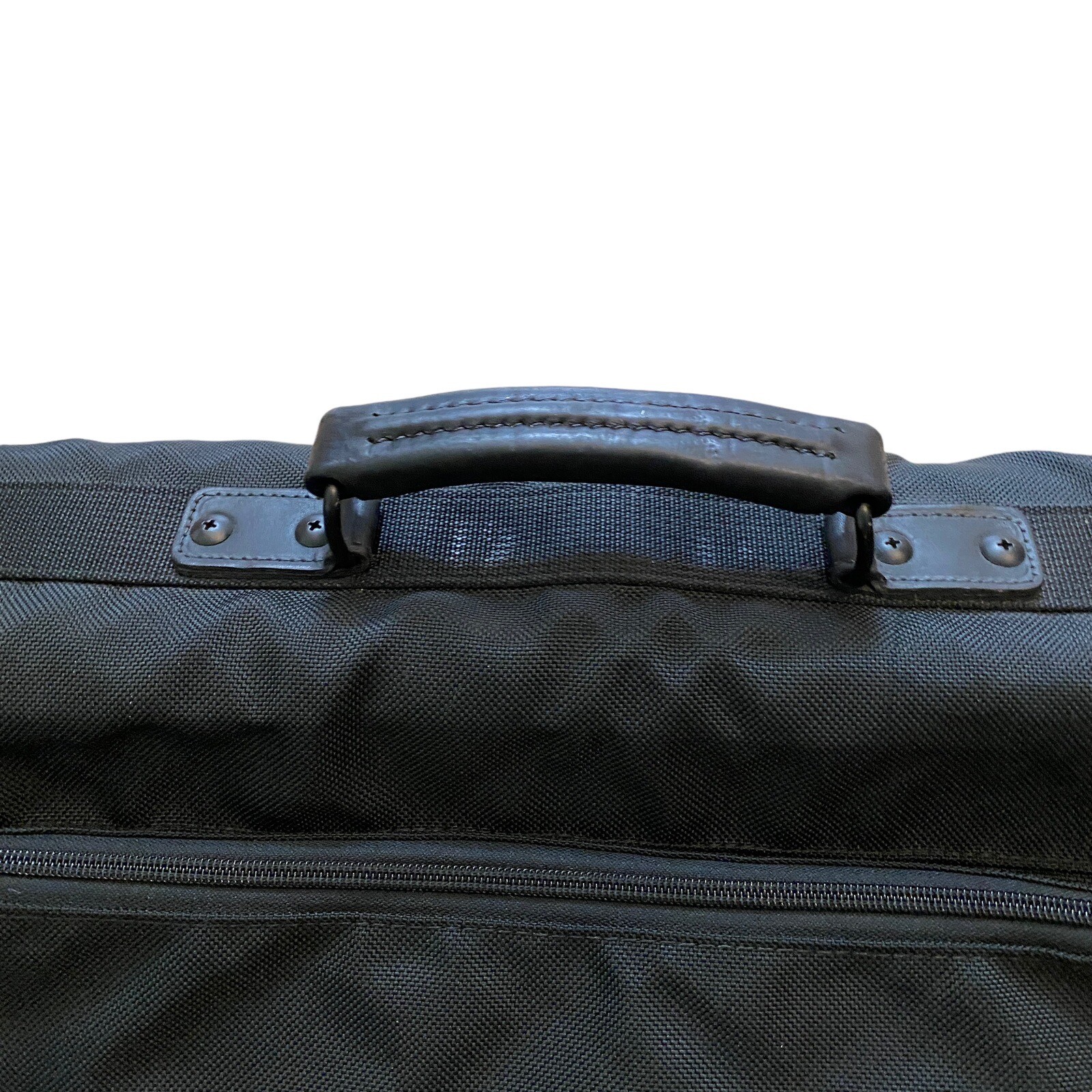 Tumi Garment Bag BiFold Black Ballistic Zip Luggage … Gem