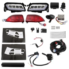 LABLT Headlight & Tail Light Kit For 2018-2023 Club Car Tempo Golf Cart