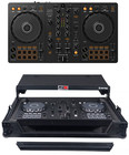 Pioneer DDJ-FLX4 2-Ch DJ Controller + ProX X-DDJFLX4LTBL ATA Flight Road Case