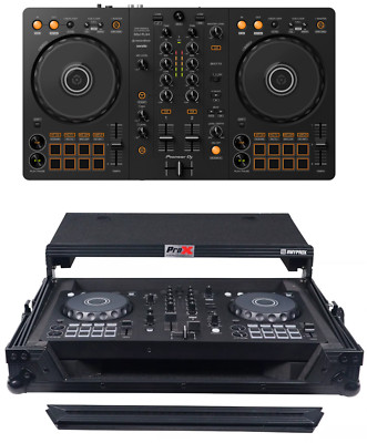 Pioneer DDJ-FLX4 2-Ch DJ Controller + ProX X-DDJFLX4LTBL ATA Flight Road Case
