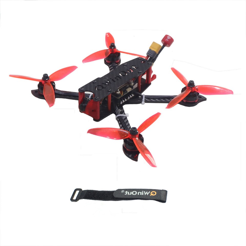 Drone FPV QWINOUT 225mm 5 Pouces - Prêt à Voler (PNP), Compatible Flysky/FrSky/DSMX