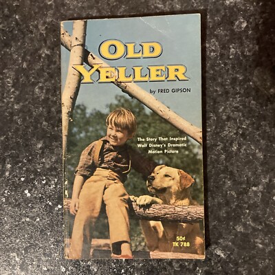 OLD YELLER by Fred Gipson Scholastic Book Disney Movie Vintage Paperback 1965