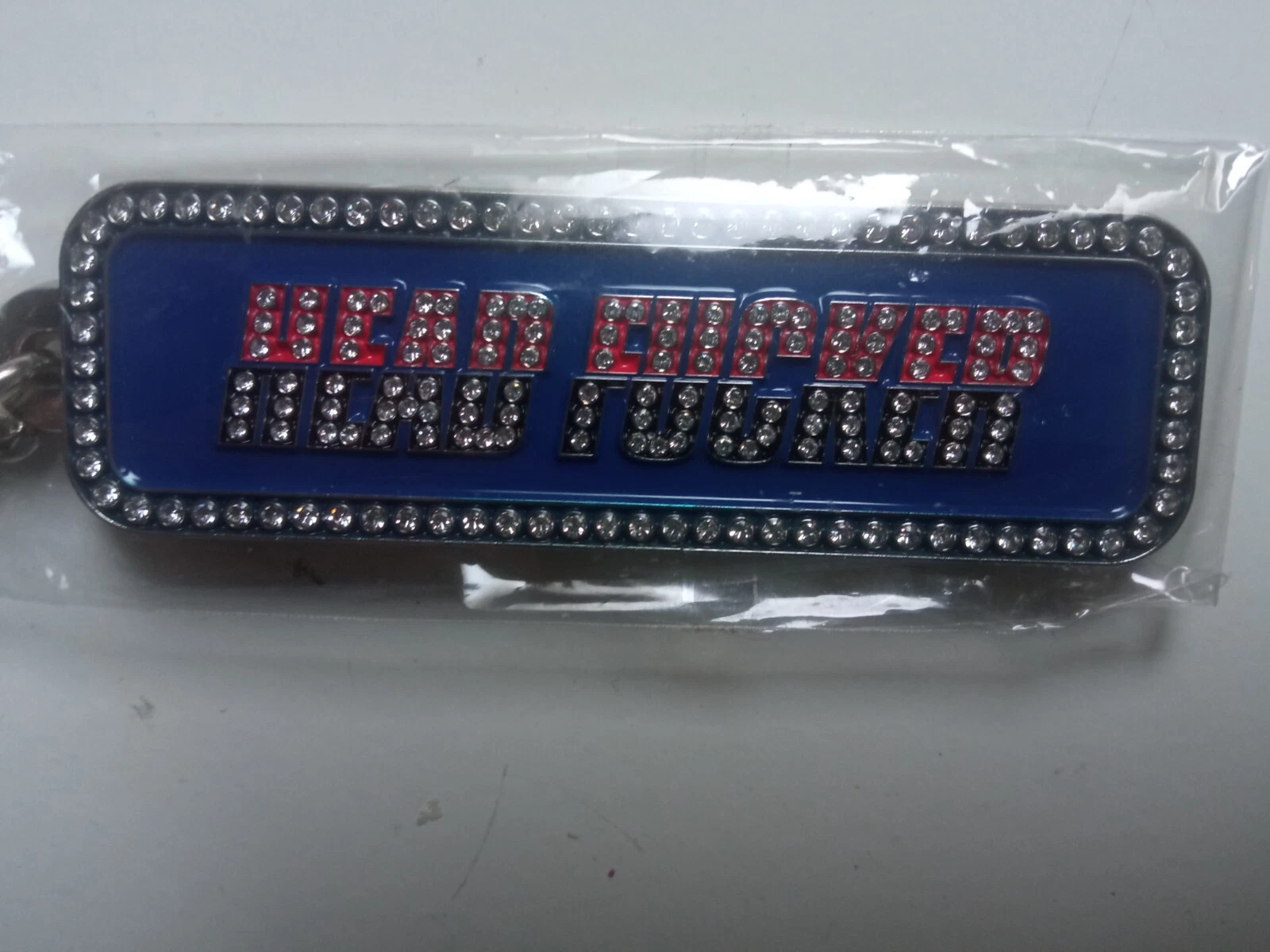 Supreme head Fucker hysteryc keychain pendant with brighteners with sealed...