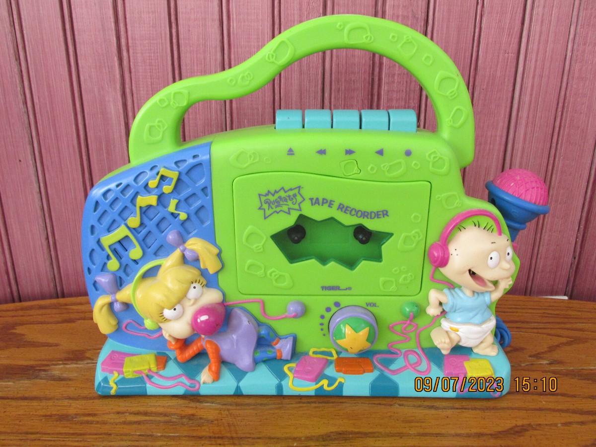 vintage Rugrats Karaoke Cassette Player - 1999 Tiger Electronics