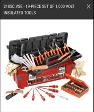 Facom 19pc 1000v Insulated Electrical Tool Set 2185c.vse New