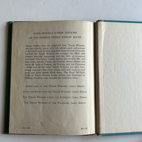 The Teenie Weenies In The Wildwood 1940 by Wm Donahey, Junior Edition - Picture 6 of 9
