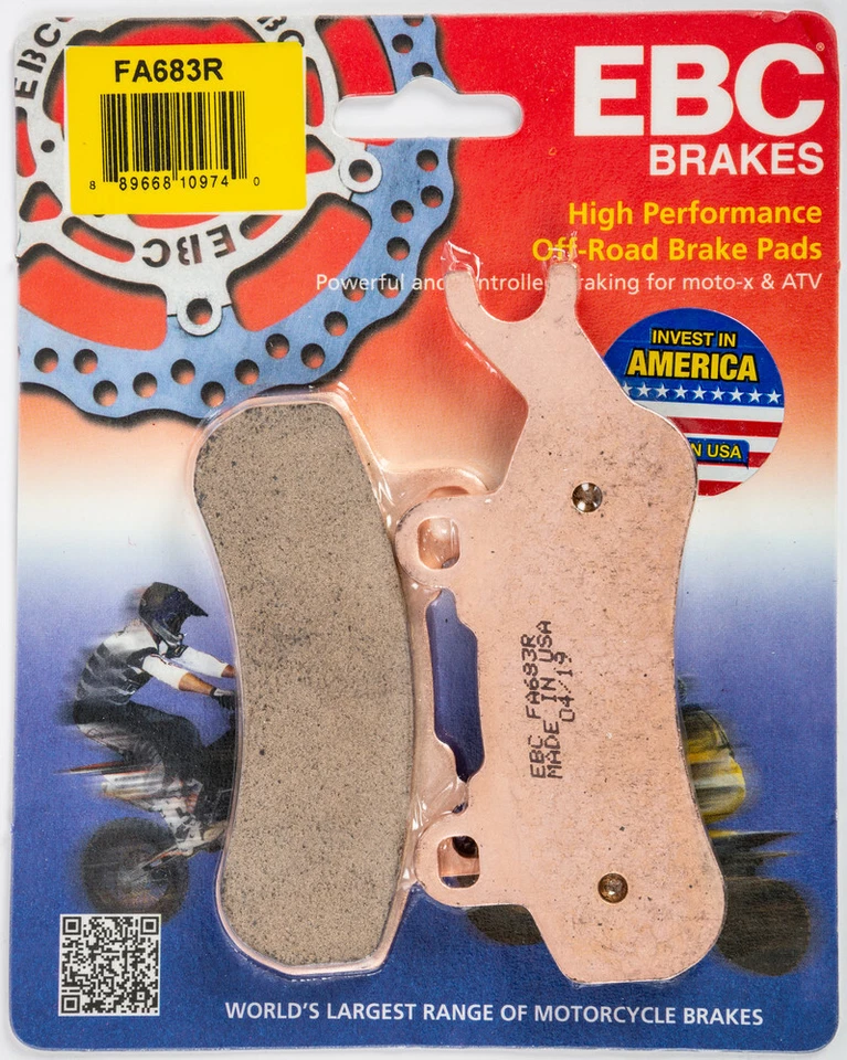 CAN AM MAVERICK X3 (All Models) EBC BRAKE PADS R SERIES - FRONT & REAR (4 SETS) - Imagem 3 de 4