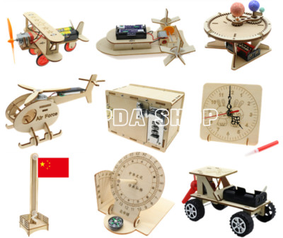 DIY Wooden Puzzle Game Assembly Music Box Toy