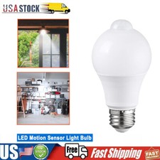 LED Motion Sensor Light Bulb Dusk to Dawn 500...