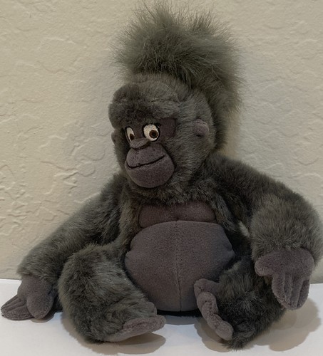 Disney Store Plush Tarzan Young Terk Bean Bag Stuffed Gorilla 6” Sitting Toy