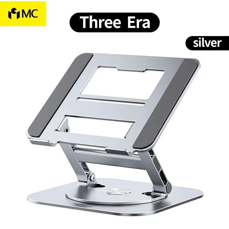 360° Rotatable Foldable Aluminum Laptop Stand for Ergonomic Comfort  